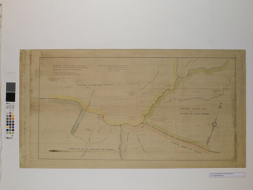 Szkic farmy Fortuna z elementami topograficznymi - 3