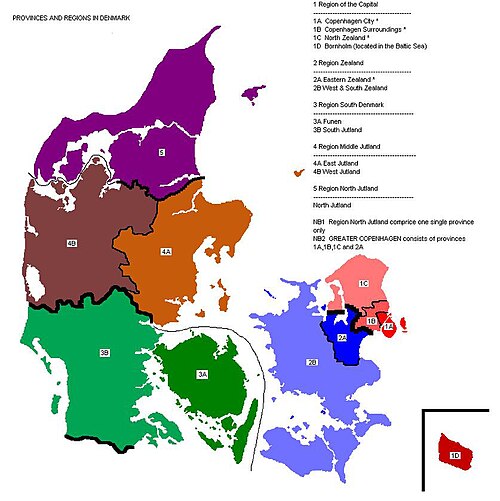 DK regiony i prowincje
