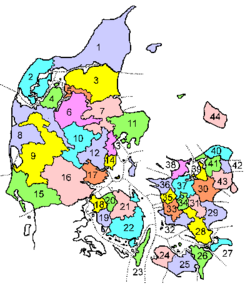 Duńskie hrabstwa 1662-1793