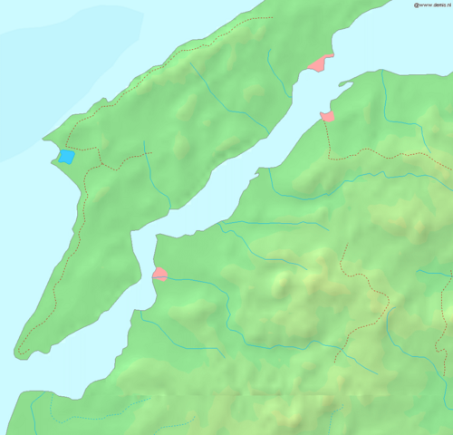 Mapa Dardanelli