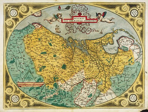 Opis Niższych Niemiec Ortelius 1573