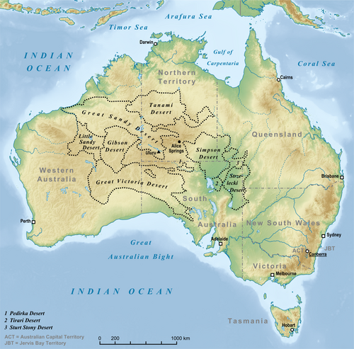 Pustynie Australii