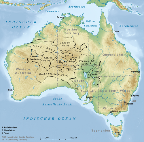 Pustynie Australii