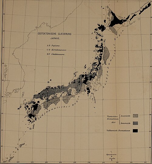 Wyspy japońskie - przegląd topograficzno-geologiczny