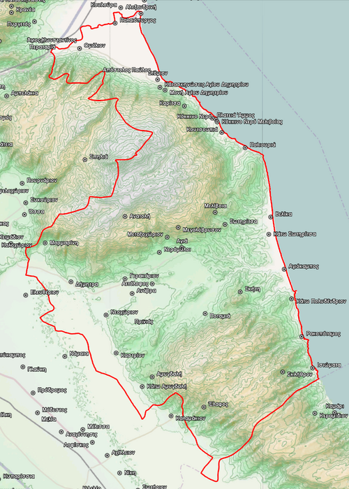 Topografia Dimos Agias