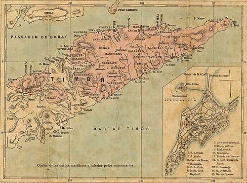 Diecezja Makao 1894 - Timor