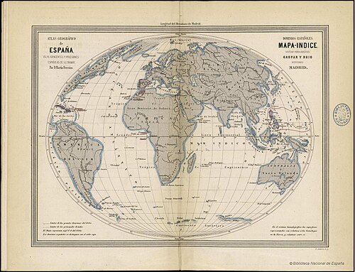 Domeny hiszpańskie. Atlas geograficzny