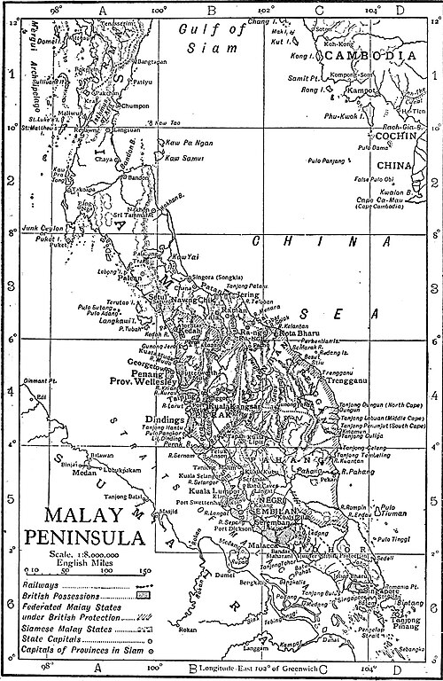 Półwysep Malajski - Britannica 1911