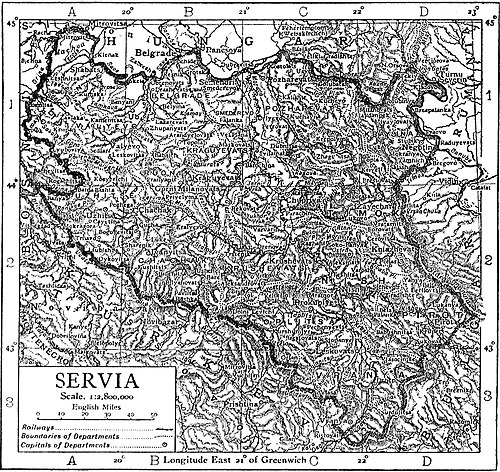 Serbia - Encyklopedia Britannica 1911