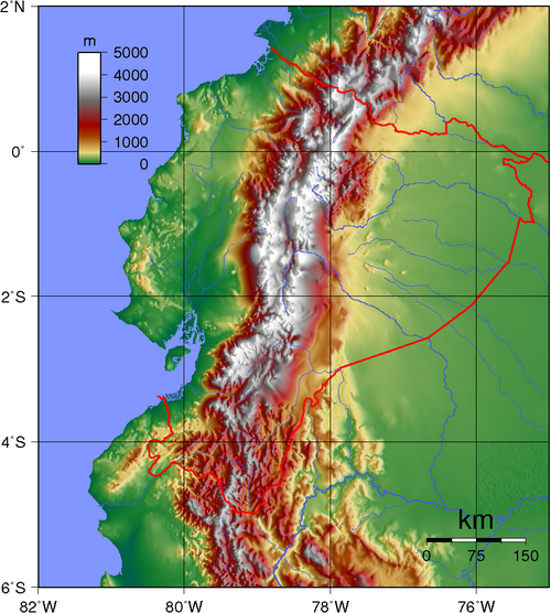 Topografia Ekwadoru