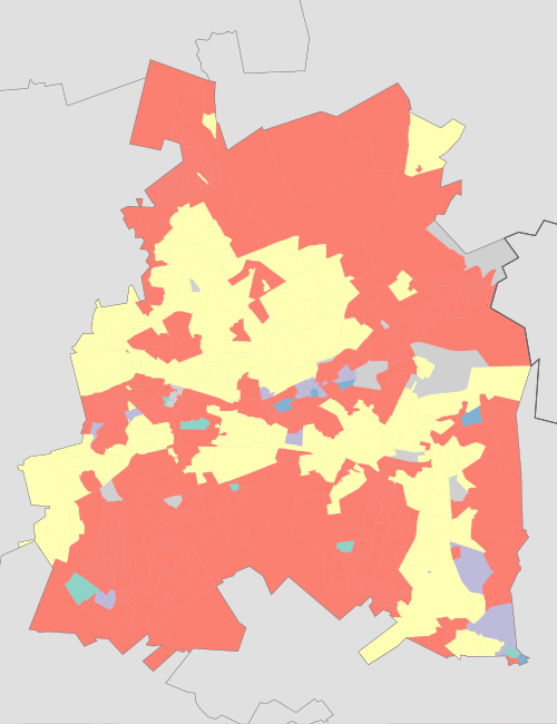 Ekurhuleni - Mapa grup populacyjnych 2001