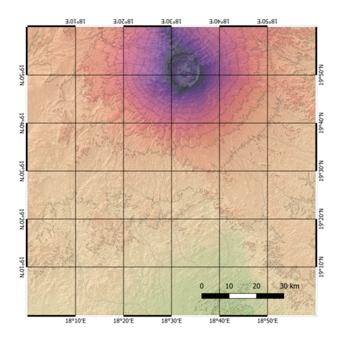 Topografia Emi Koussi