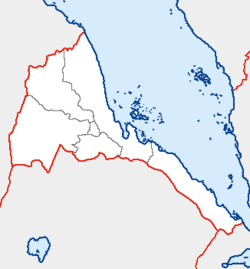 Mapa lokalizacyjna Erytrei