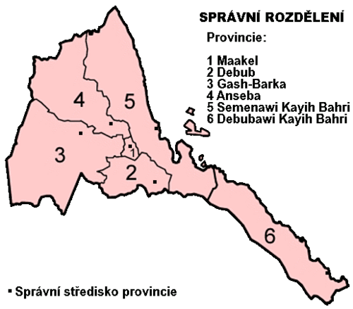Numery regionów Erytrei