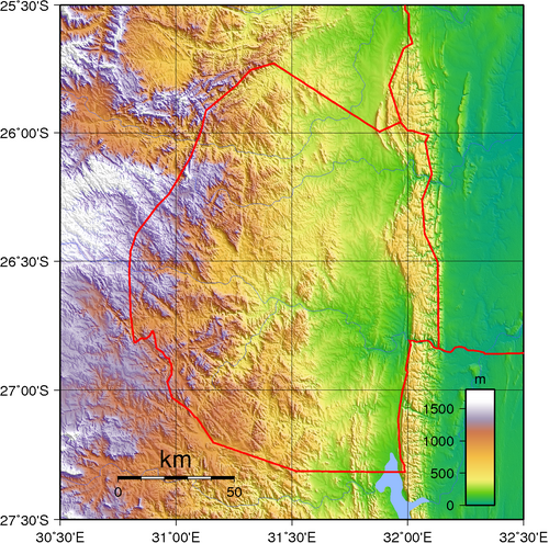 Topografia Eswatini