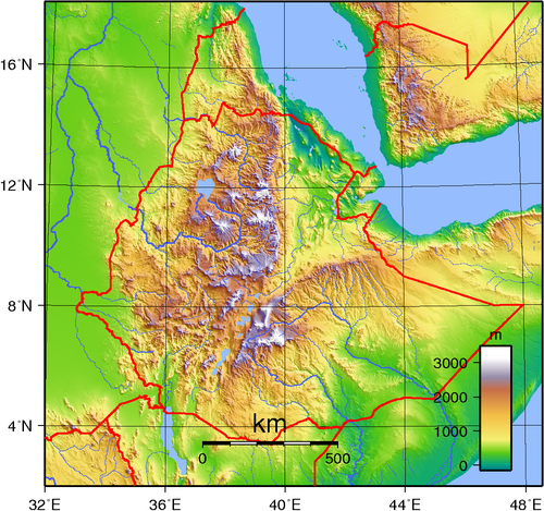 Topografia Etiopii