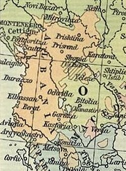 Etniczna Albania 1911