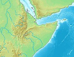 Mapa Etiopii - wysokie góry