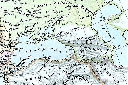Europa 1911 - Kaukaz i Morze Czarne