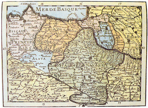 Mapa Kraju Basków