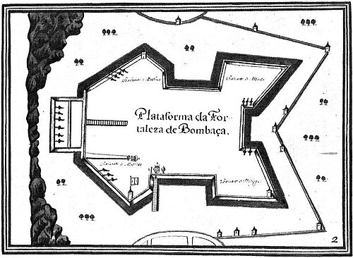 Fort Jesus - Mapa XVI wieku