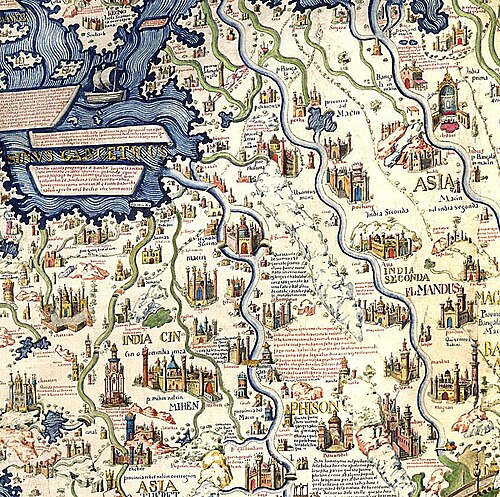 Mapa Świata Fra Maura - Południowo-wschodnia Azja