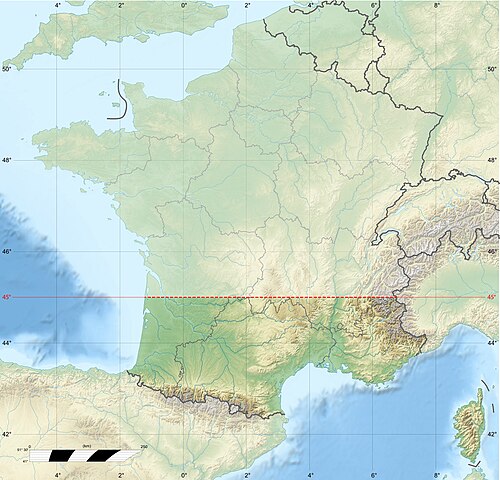 Francja Midi - 45° szerokość geograficzna