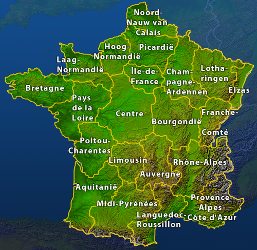 Francja regiony NL