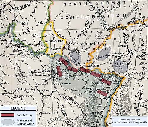 Wojna francusko-pruska 5–6 sierpnia 1870