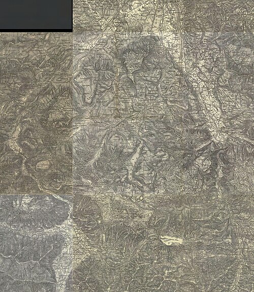 Mapa zachodów Franciszka Józefa - Alpy Berchtesgaden