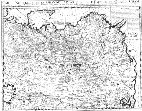 Frederick de Wit. Mapy Azji. Miedzioryt. 1670