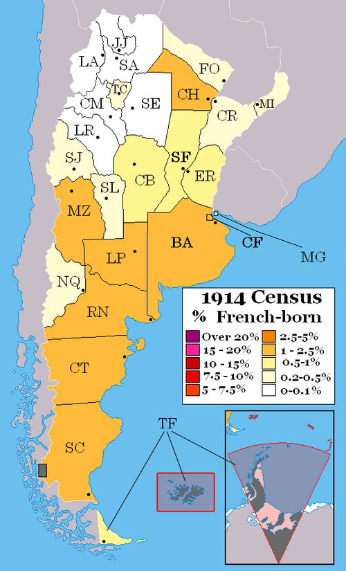 Francuzi w Argentynie (1914)