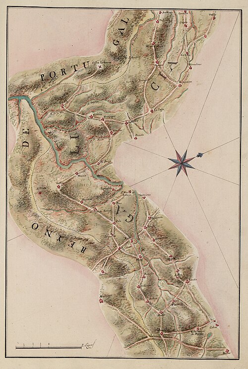 Granica Montalegre-Castro Laboreiro XVIII w.