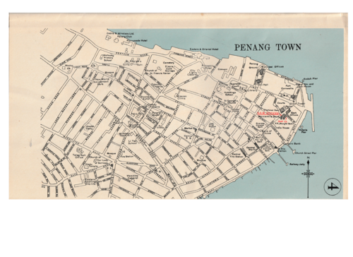 Georgetown - mapa historyczna