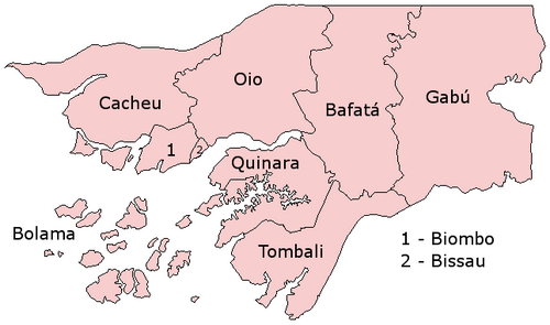 Regiony Gwinei Bissau