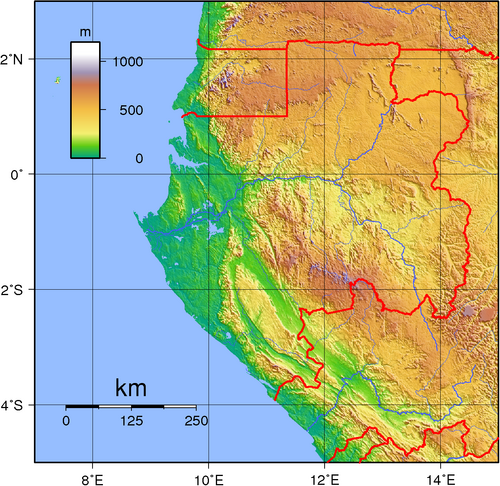 Topografia Gabonu