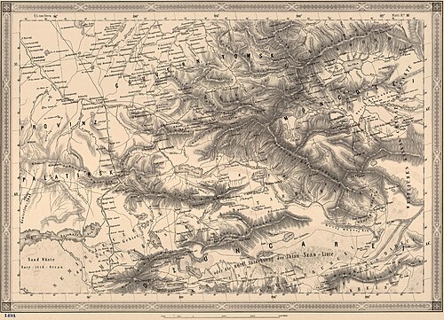 Ogólna mapa Azji Środkowej - Tablica 3 (1874)