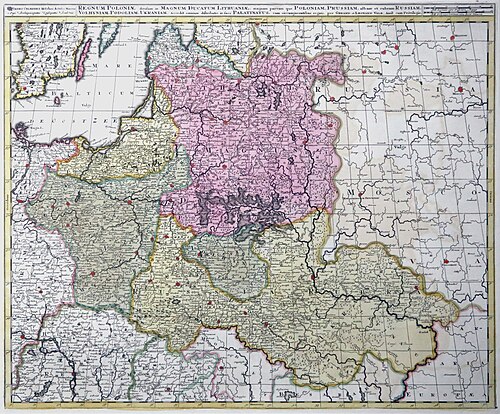 Mapa Ukrainy - Gerard i Leonard Valk, 1710
