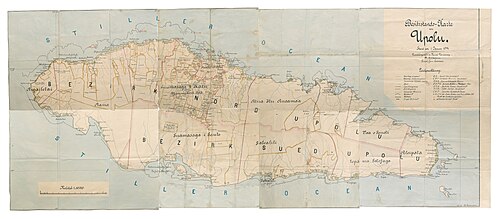 Niemiecka mapa Samoa, 1914