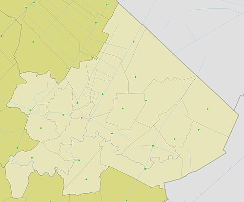 Mapa administracyjna powiatu Giongrieng