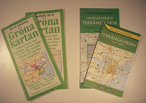 Zielona mapa Mapa terenu