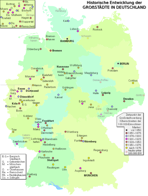 Wielkie miasta historycznie