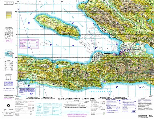 Haiti NE18-8 mapa lotnicza