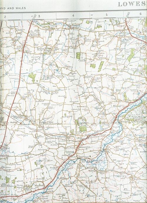 Mapa Harlesgonu z 1921 roku