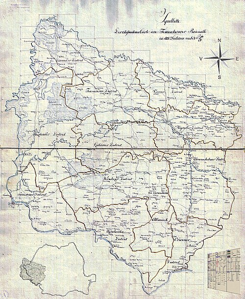Mapa józefińska Banatu 1769-1772