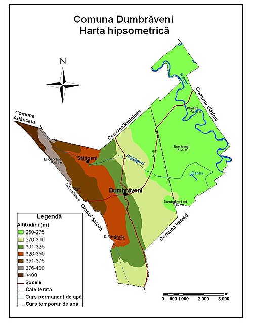 Mapa hypsometryczna