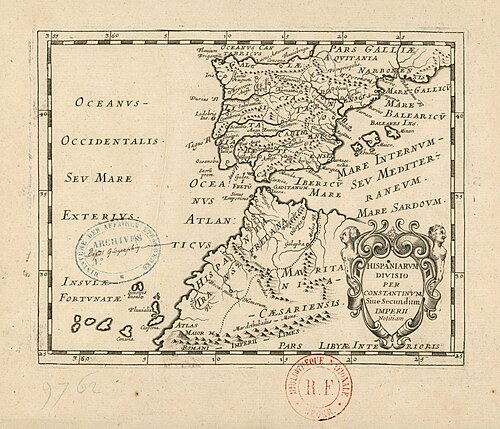Podział Hispanii za Konstantyna
