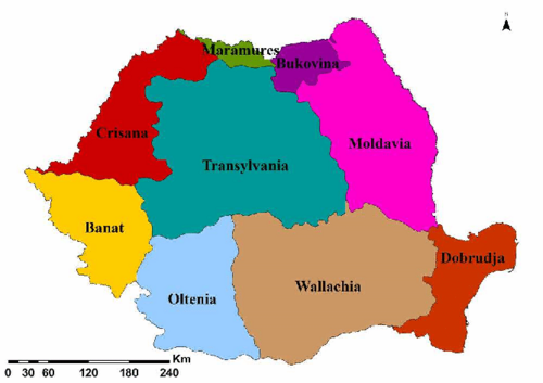 Historyczne regiony Rumunii