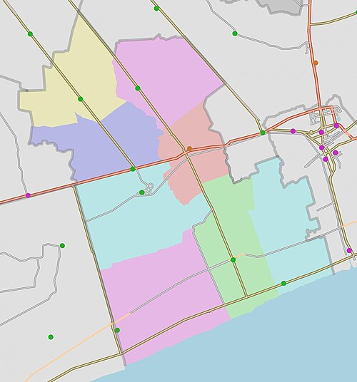 Mapa administracyjna dystryktu Hoa Binh