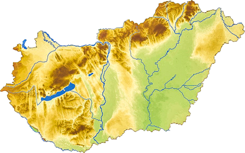 Mapa Węgier Atlatszo